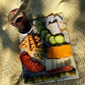 Natural Marble/Granite Stones for charcuterie/cutting/dining boards